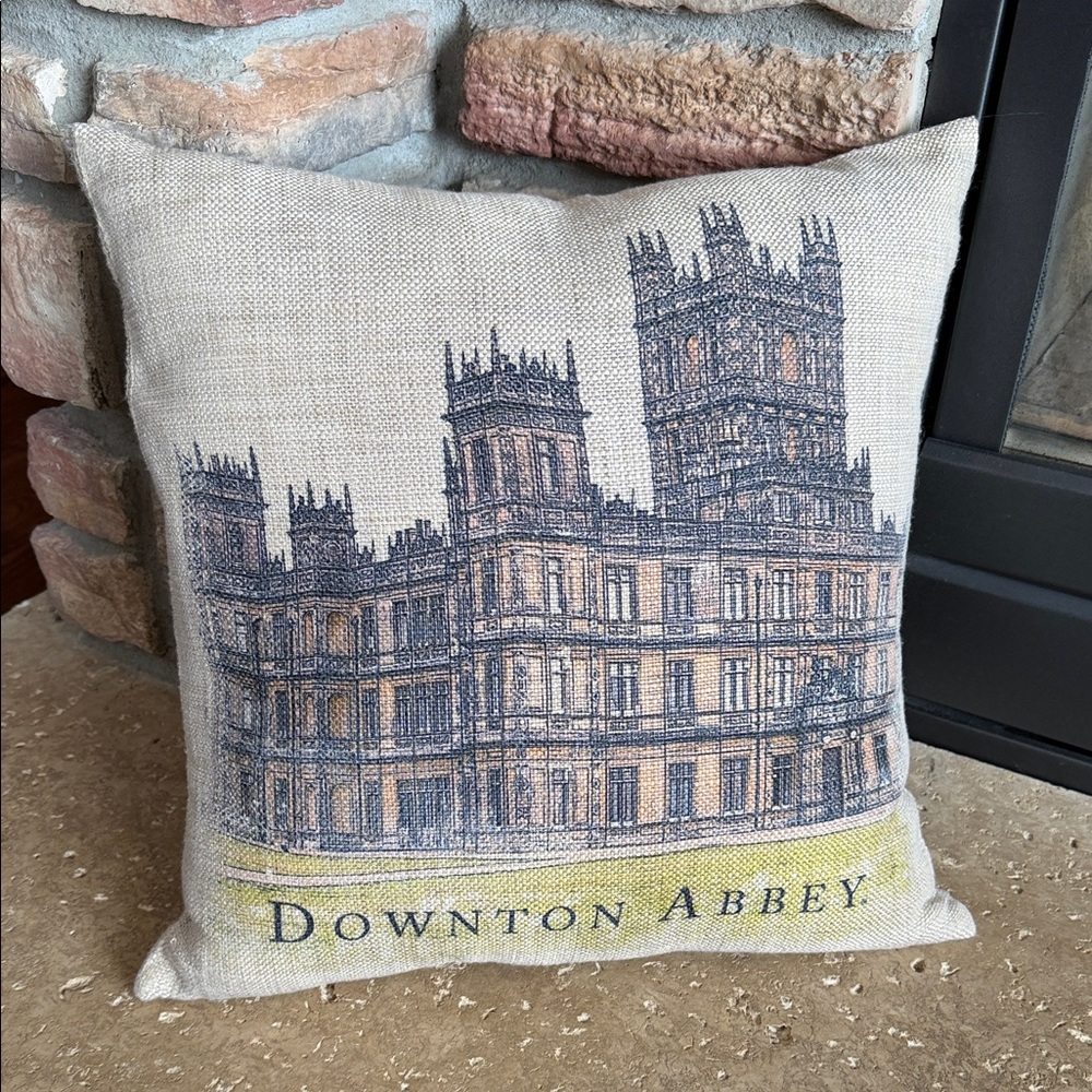 Downtown Abbey Decorative Pillow - Castle Excellent Condition